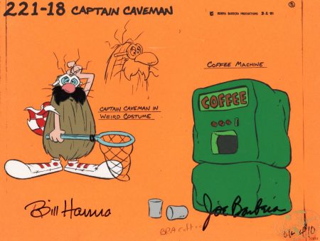 Captain Caveman Model Sheet Printed BG Supply