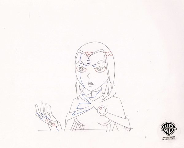 Teen Titans Original Production Drawing: Raven Online