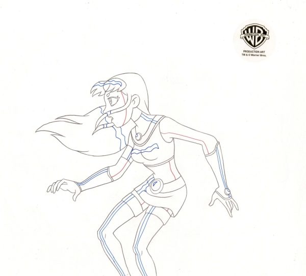 Teen Titans Original Production Drawing: Starfire For Cheap