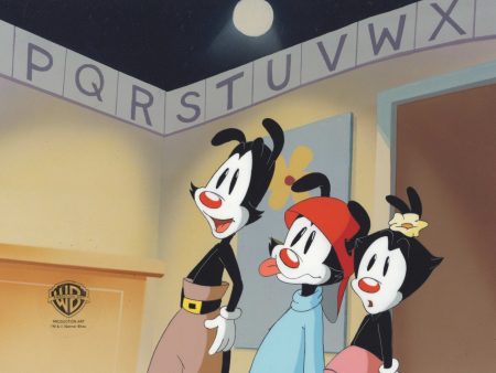 Animaniacs Original Production Cel:  Yakko, Wakko, and Dot Online Hot Sale