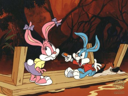 Tiny Toons Original Production Cel: Buster and Babs Online now