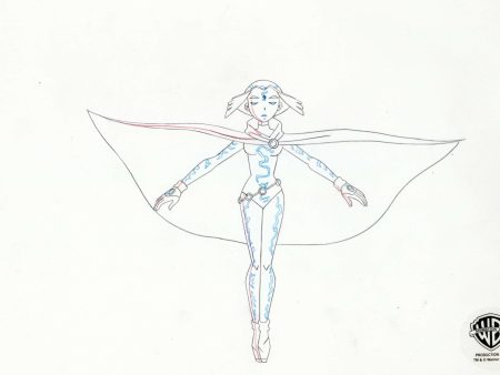 Teen Titans Original Production Drawing: Raven Fashion