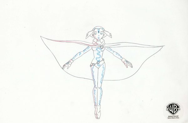 Teen Titans Original Production Drawing: Raven Fashion