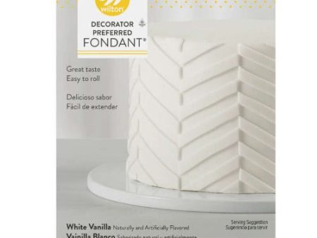 White Fondant 1.5lb For Sale