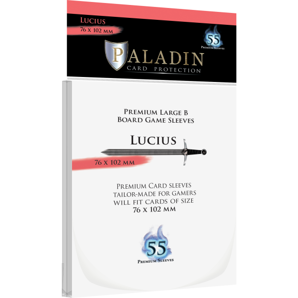 Paladin Card Protection - Lucius (76 mm x 102 mm, Premium Large B) Hot on Sale