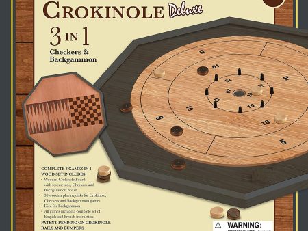 Crokinole: 3 in 1 Deluxe Edition For Discount