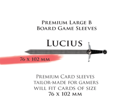 Paladin Card Protection - Lucius (76 mm x 102 mm, Premium Large B) Hot on Sale