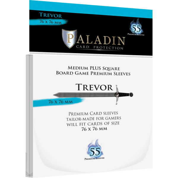 Paladin Card Protection - Trevor (76mm x 76mm, Medium Plus Square) Hot on Sale