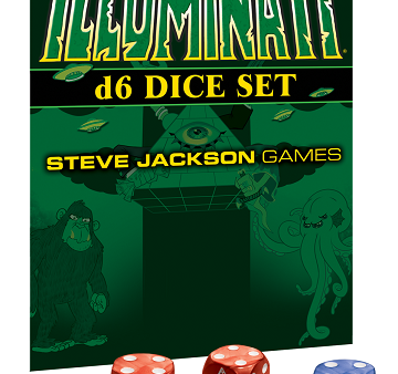 Illuminati - D6 Dice Set For Cheap