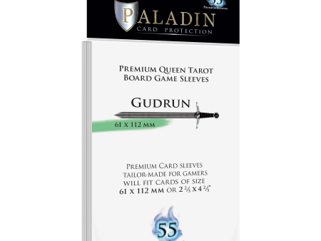 Paladin Card Protection - Gudrun (61 mm x 112 mm, Premium Queen Tarot) Supply